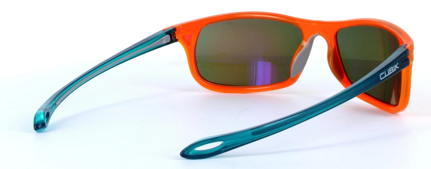 CubikRXW Prescription Sports Wrap Orange & Blue Including Custom-made Prescription Lenses 6 CubikRXW Prescription Sports Wrap Orange & Blue Including Custom-made Prescription Lenses - Image 4