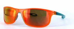 CubikRXW Prescription Sports Wrap Orange & Blue Including Custom-made Prescription Lenses