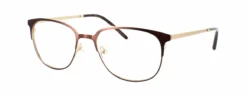 Nyton - Brown & Gold Including Custom-made Prescription Lenses