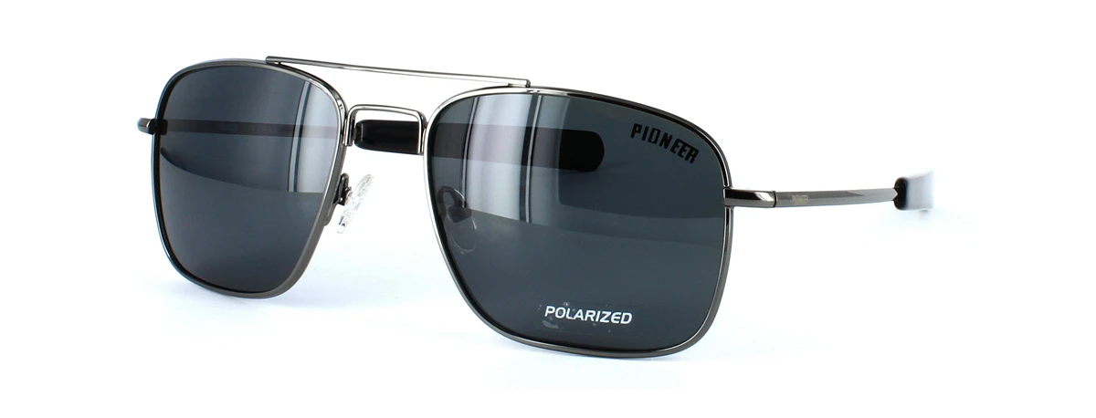 Pioneer Prescription Tommaso Sunglasses In Gunmetal Including Custom-made Prescription Lenses