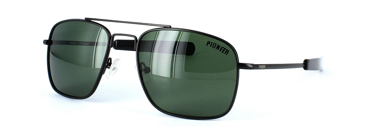 Pioneer Prescription Sunglasses - Tommaso - Black Including Custom-made Prescription Lenses