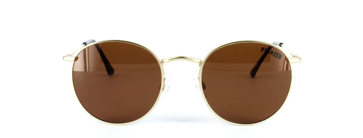 Pioneer Prescription Sunglasses - Olmeto - Matt Gold Including Custom-made Prescription Lenses 4 Pioneer Prescription Sunglasses - Olmeto - Matt Gold Including Custom-made Prescription Lenses - Image 2