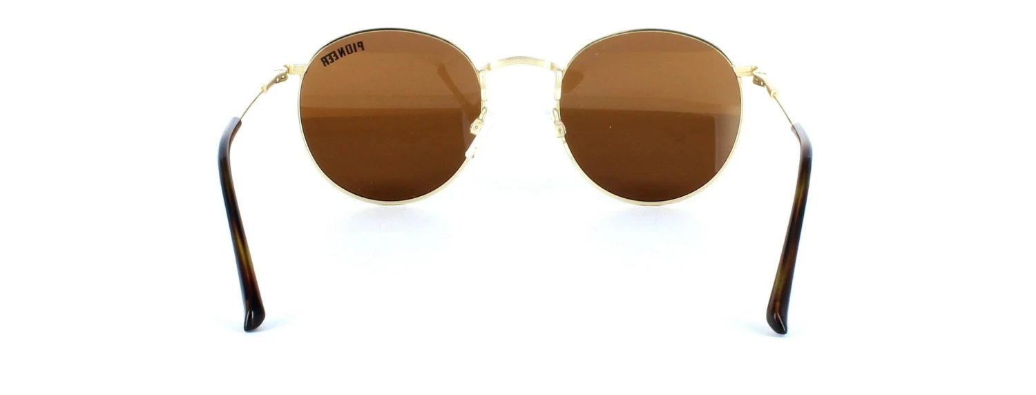 Pioneer Prescription Sunglasses - Olmeto - Matt Gold Including Custom-made Prescription Lenses 6 Pioneer Prescription Sunglasses - Olmeto - Matt Gold Including Custom-made Prescription Lenses - Image 4