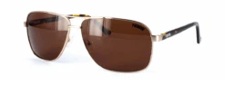 Pioneer Prescription Sunglasses - Salvador - Shiny Gold Including Custom-made Prescription Lenses