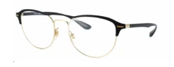 Ray Ban 3596V Black & Gold Including Custom-made Prescription Lenses