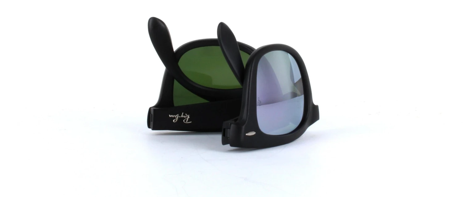 Ray Ban Folding Prescription Sunglasses In Black - RB4105 Including Custom-made Prescription Lenses 5 Ray Ban Folding Prescription Sunglasses In Black - RB4105 Including Custom-made Prescription Lenses - Image 3