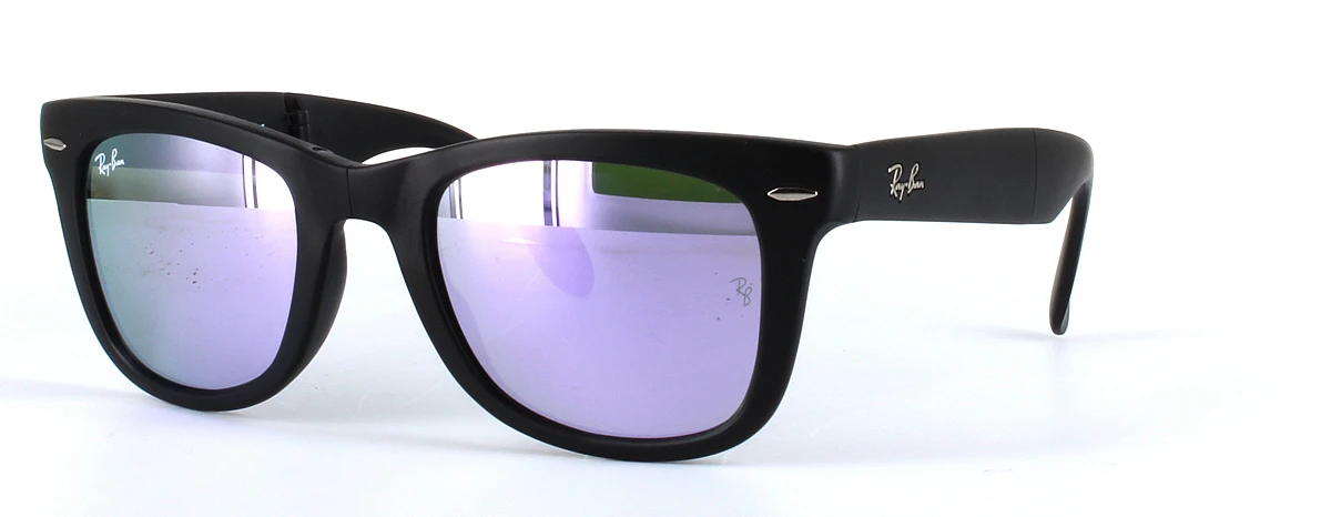 Ray Ban Folding Prescription Sunglasses In Black - RB4105 Including Custom-made Prescription Lenses 3 Ray Ban Folding Prescription Sunglasses In Black - RB4105 Including Custom-made Prescription Lenses