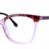 Carina - Crystal Pink & Burgundy Including Custom-made Prescription Lenses -Fashion Optical Shop sd dc2307 c2