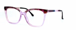 Carina - Crystal Pink & Burgundy Including Custom-made Prescription Lenses