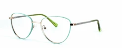 Eridanus - Mint & Gold Including Custom-made Prescription Lenses