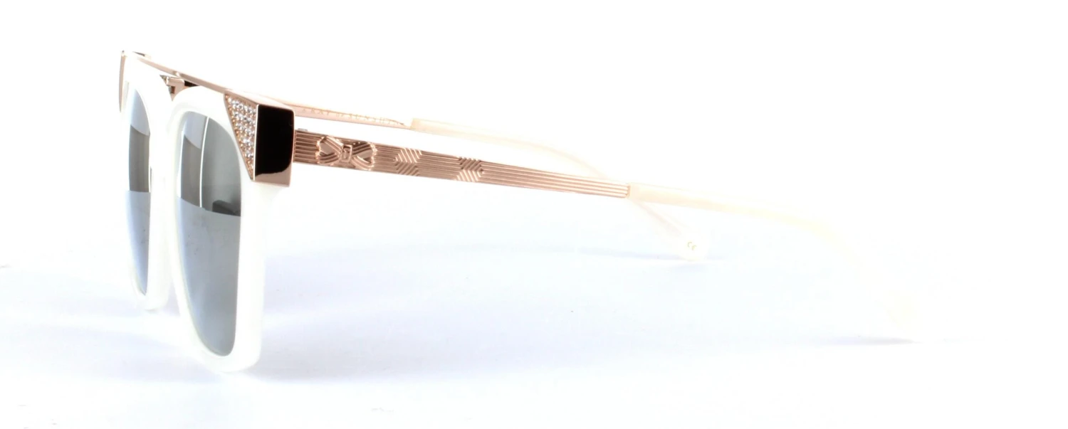 Ted Baker Ladies Prescription Sunglasses In White - Dawn Including Custom-made Prescription Lenses 4 Ted Baker Ladies Prescription Sunglasses In White - Dawn Including Custom-made Prescription Lenses - Image 2