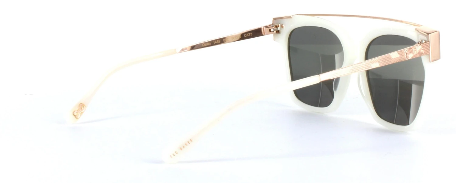 Ted Baker Ladies Prescription Sunglasses In White - Dawn Including Custom-made Prescription Lenses 6 Ted Baker Ladies Prescription Sunglasses In White - Dawn Including Custom-made Prescription Lenses - Image 4